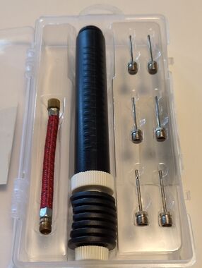 Voit Ultimate Pump Kit Black and Yellow, For Balls, Bikes, and Inflatables NWOT